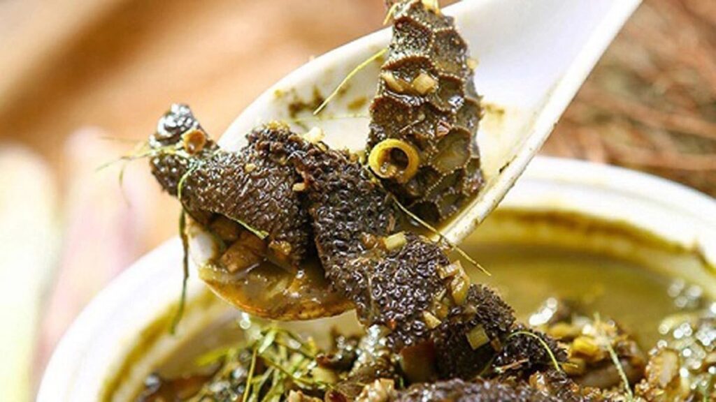 Nậm pịa là món canh truyền thống của người Thái, được nấu từ phần dịch sền sệt trong ruột non của các loài động vật ăn cỏ như trâu, bò hoặc dê